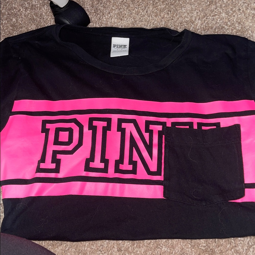 PINK Victoria's Secret Black Tee